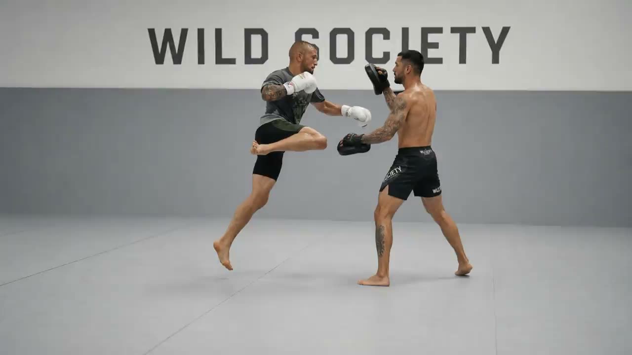 TJ Dillashaw training at Wild Society